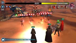 Star Wars Galaxy of Heroes | Heroic Tank Raid Phase 3 with Zeta Vader Lead