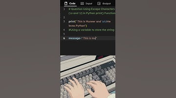 Using Escape Characters \n and \t in Python Print Statements.