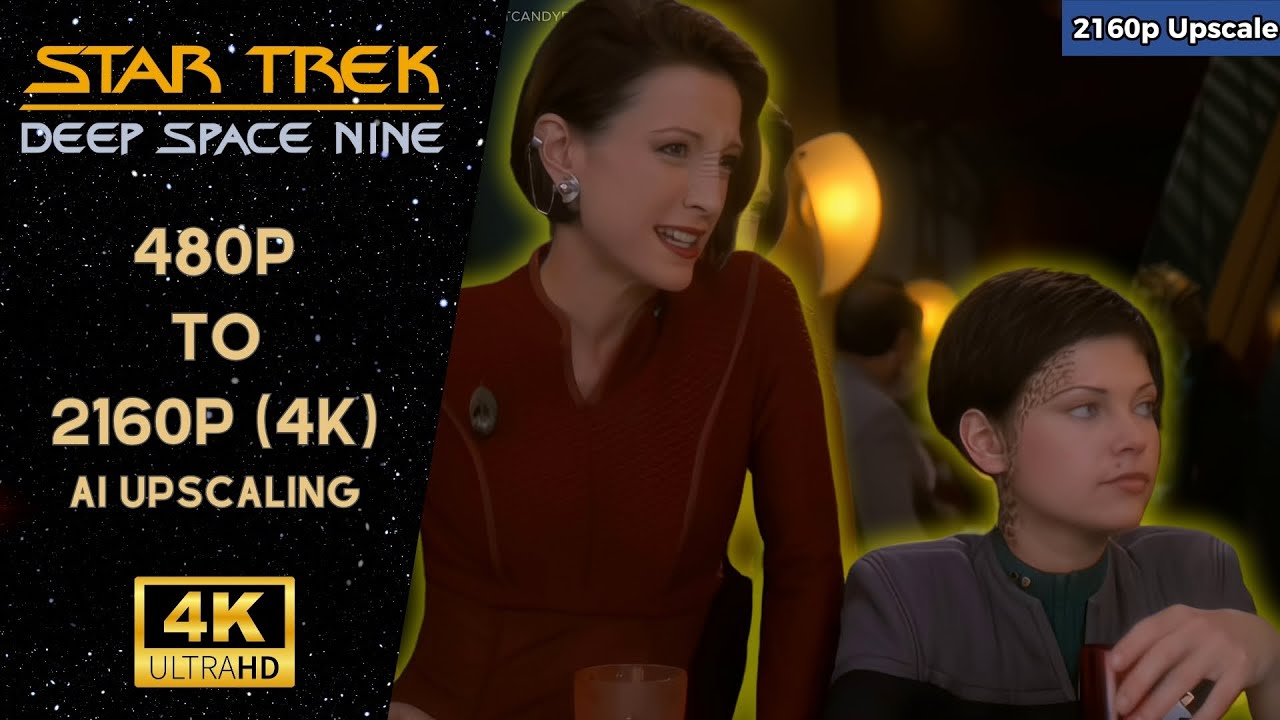 [4K Upscale] 4min Clip Did I go too far with the Denoise? Star Trek DS9 'Field of Fire