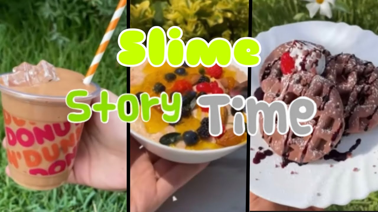 Slime storytime [food slime🍰🍨🥟🍕]￼