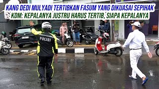 KANG DEDI MULYADI CLEARS UNOCCUPIED PUBLIC FACILITIES TO ENSURE PUBLIC CONVENIENCE