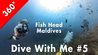 [360°] Dive With Me #5: Fish Head, Maldives (2024-01-16)