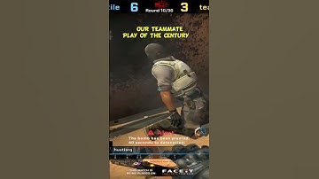 I WAS SHOCKED 🤯😱! Unreal 1v5 "ninja defuse" by Random Teammate #shorts #csgo