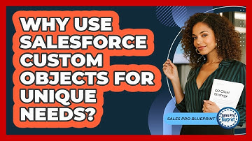 Why Use Salesforce Custom Objects For Unique Needs? - Sales Pro Blueprint