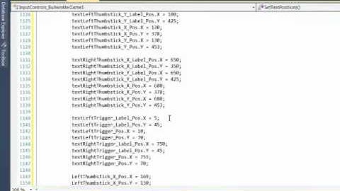 XNA 4 Course I Ch 10 11 Set Position Values