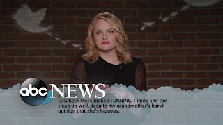 Elizabeth Moss, Jim Parsons read mean but hilarious tweets about them on 'Jimmy Kimmel Live' News