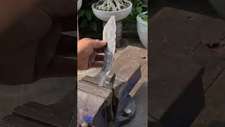 Short Video Of Making  Kukri Knife With Basic Tools #Blacksmith #Forging
