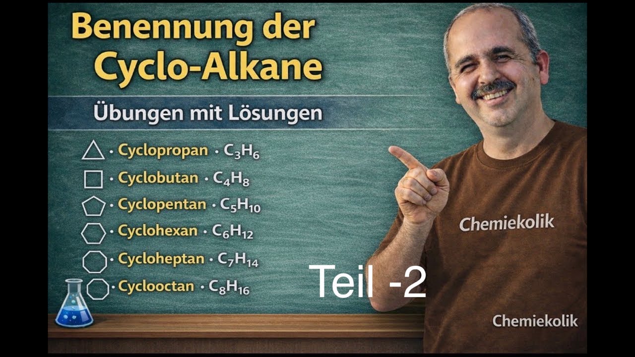 Benennung der Cycloalkane. Teil-2