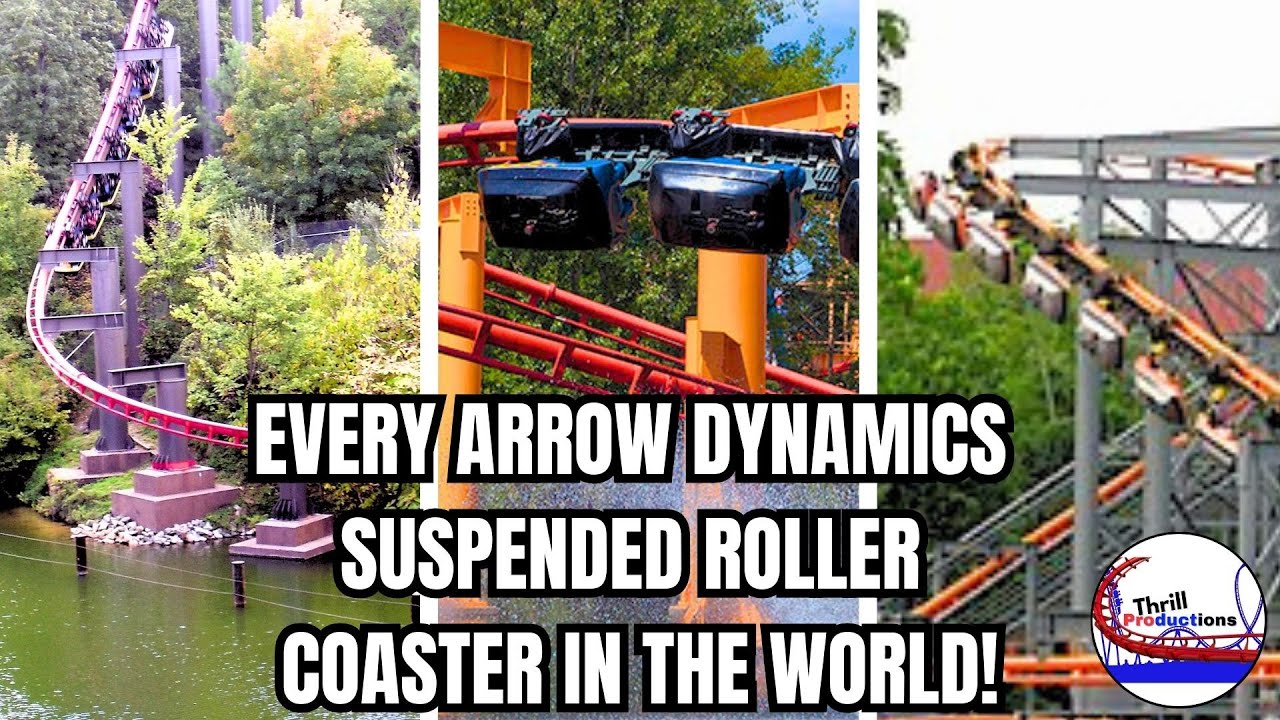 Every Arrow Dynamics Suspended Roller Coaster in the World! (2025 Edition)
