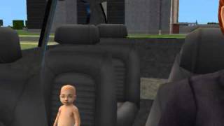 Baby Coming from Adoption Agency (Sims 2) screenshot 2