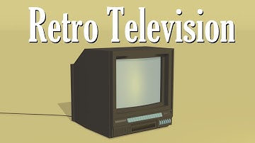 How To Make Retro Television In Blender