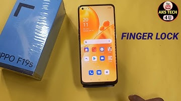 How To Set Fingerprint Lock in Oppo F19s | Oppo F19s Finger Lock कैसे लगायें | @akstech4u