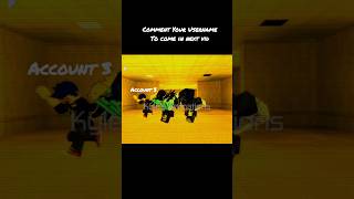 Backrooms Trend with all My Accounts and Friend 💥🐐 #roblox #shadowspark @OfficialShadowSpark