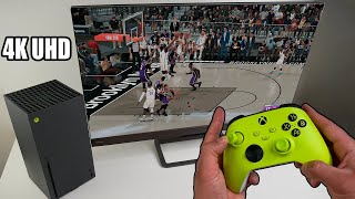 NBA 2K22 Геймплей Xbox Series X следующего поколения 4K UHD 60 кадров в секунду