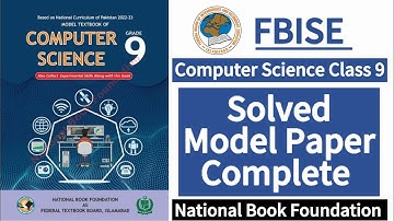 Class 9 | Computer Science | Solved Model Paper(Complete) | New Syllabus 2024