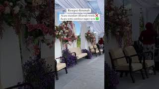 Nikah Di Halaman Rumah Berasa Di Venue Outdoor