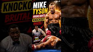Mike Tyson Highlights Knockout #miketyson #boxing #miketysonboxing #miketysonhighlights #kickboxing