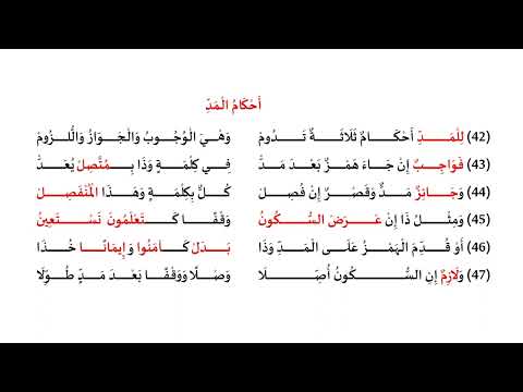 الدرس التاسع من نظم تحفة الأطفال عن شيخنا الميهي ذي الكمال إقراء   