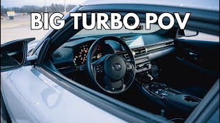 MK5 Supra Top Mount Turbo POV - WOT ASMR