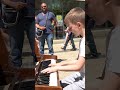 Young Boy Stuns Crowd With Beautiful Piano Song