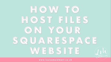 How to host files on your Squarespace website