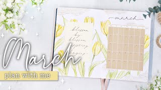 MARCH 2023 Plan With Me // Bullet Journal Monthly Setup