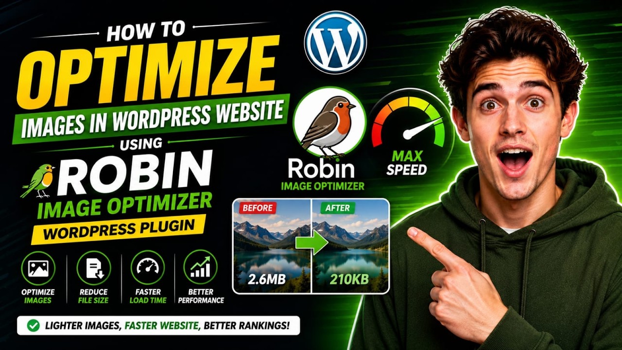 How to optimize images in wordpress website using Robin Image Optimizer ...