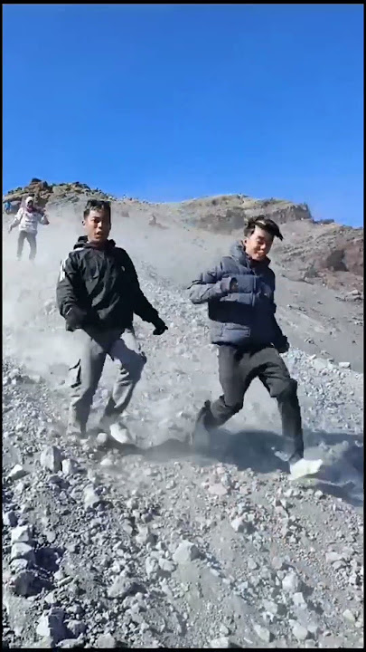 turun dari puncak rinjani