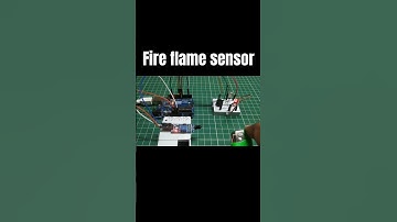 fire flame sensor using Arduino#science #robotics # Trending🔥🔥