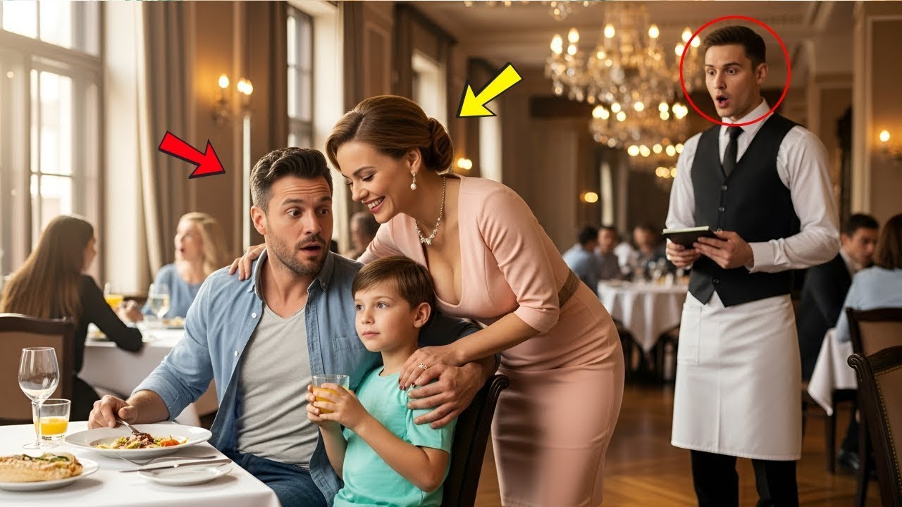 „Kellner Ignoriert Alleinerziehenden Vater – Bis die Besitzerin Ihn Umarmte…“