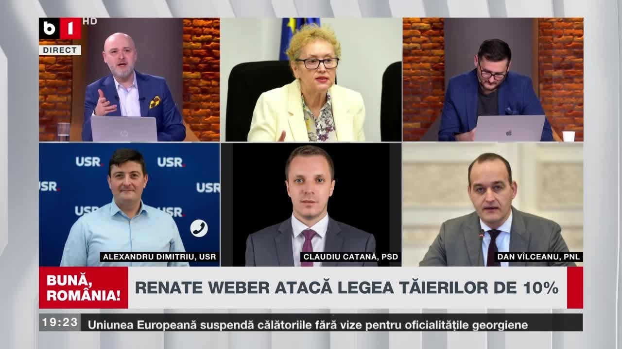 BUNĂ, ROMÂNIA! N.DAN,DISCUȚIE CU PROTESTATARII LA COTROCENI/DE CE ATACĂ WEBER LEGEA TĂIERILOR DE 10%
