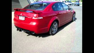 2011 Holden Commodore VE II SV6 Red 6 Speed Automatic Sedan