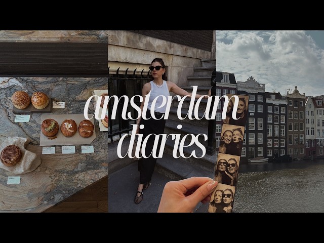 Travel vlog - AMSTERDAM TRAVEL VLOG 2025 | Songmont Bag unboxing, café hopping, viral food spots & shopping