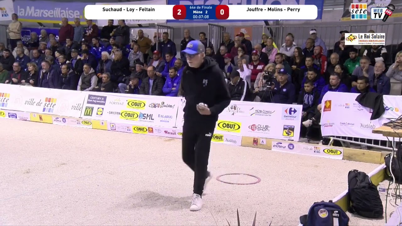Miniature : PPF Tour 2023 Sète International 64ème de Finale Equipe FELTAIN contre équipe JOUFFRE