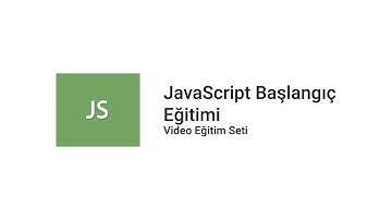 01. JavaScript Başlangıç Eğitimi - Hoşgeldiniz