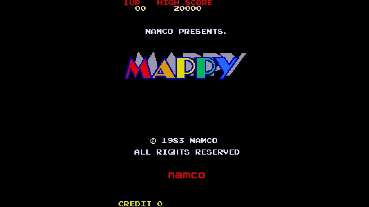 MAPPY マッピー 001 クレジット音 (arcade game music) - YouTube