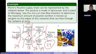 Flow problems min cut max flow - VCE General Mathematics