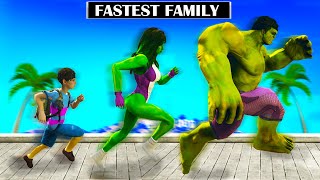 Adopted By FASTEST HULK FAMILY in GTA 5!
