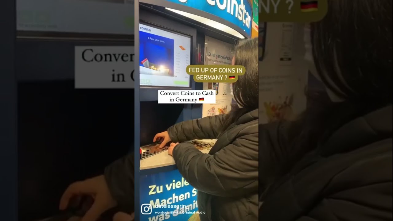Fed up of coins in Germany? Convert Coins to real cash in Germany 🇩🇪 