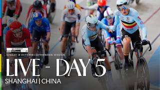 LIVE - Day 5 | Afternoon Session | 2026 Tissot UCI Track World Championships | Shanghai, China