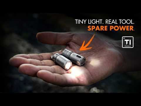 HUNT H2: Tiny EDC Flashlight Tool with Battery Swap Dock HUNT H2: Tiny EDC Flashlight Tool with Battery Swap Dock
