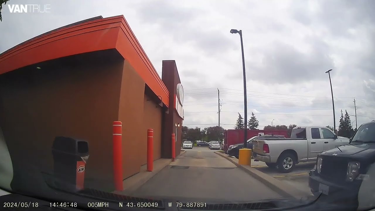 A&W Drive through Georgetown Ontario Canada - Guelph Street