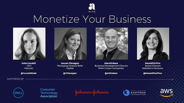 Monetize Your Business Webinar presented by Alice
