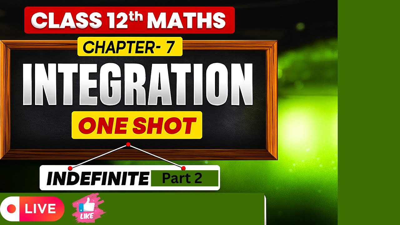 Maths class 12 Chapter 7 Part 2 Live class - YouTube