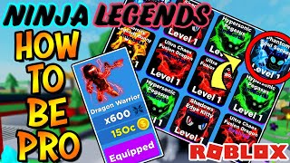 HOW TO PLAY NINJA LEGENDS AND BECOME PRO (Roblox) - Rank Up Fast! screenshot 4