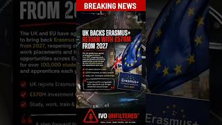 The bridge is back. 🌉 The UK has officially backed a £570M return to Erasmus+ starting 2027.