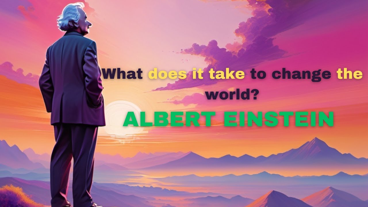What does it take to change the world - YouTube