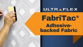 FabriTac® — Adhesive-backed Fabric for Wall Coverings & more!