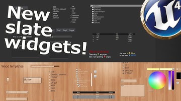 New slate widgets 📰