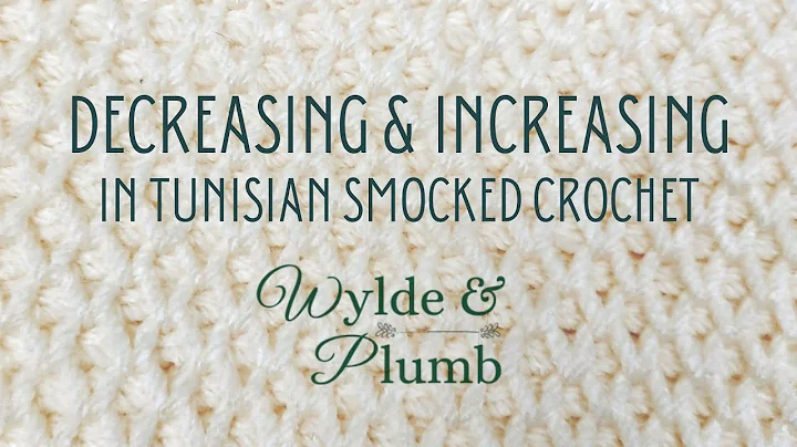 Mastering Tunisian Smocked Crochet: Decrease and Increase Techniques